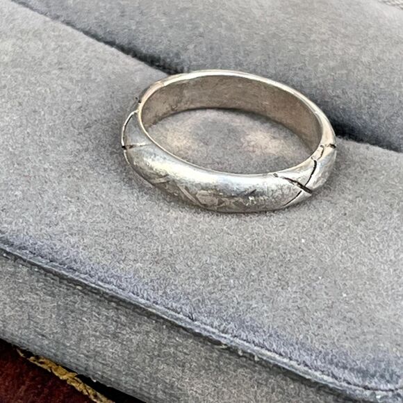 Sterling Silver Southwestern Ring Minimalist Band Size 5 - Picture 7 of 8